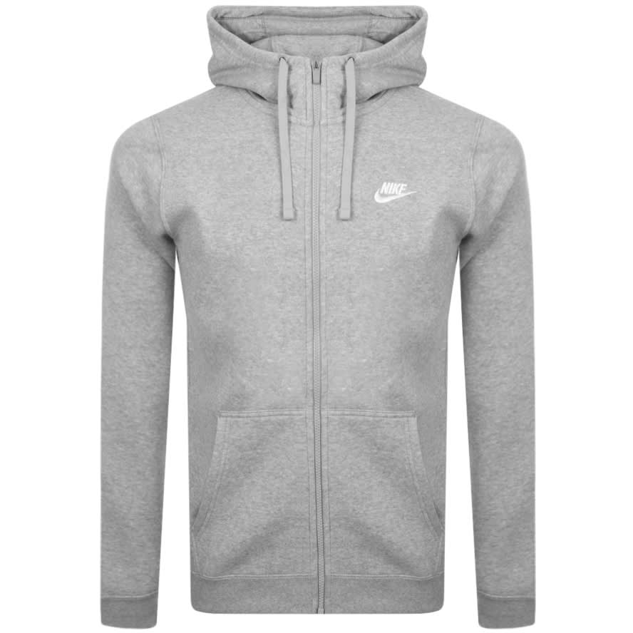 Alternative Image for ProductNike Club Logo Hoodie Grey1